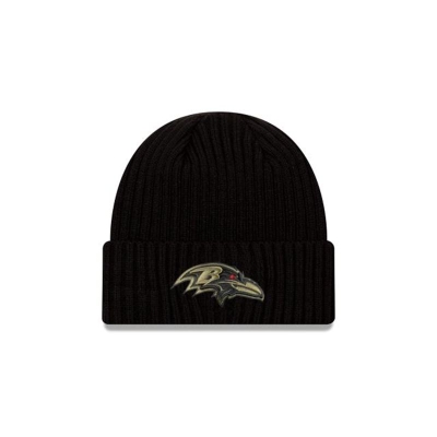Baltimore Ravens Gorra | New Era NFL Salute To Service Cuff Knit Beanie Mexico - Negros